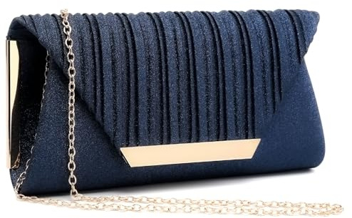 Dasein Women Evening Bags Wedding Purses Handbags Party Clutches Cocktail Prom Formal Clutch with Glitter