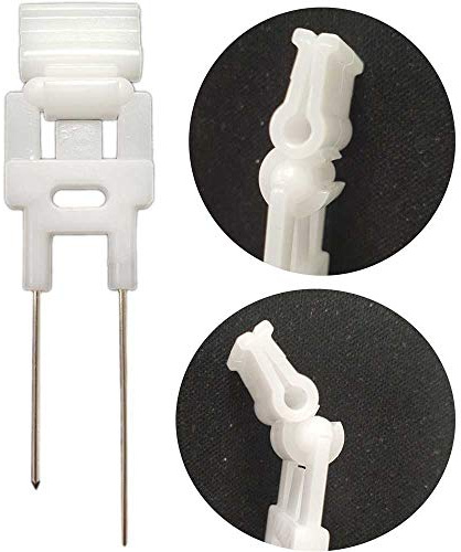 FERLABEL Doppelnadel aus Edelstahl, komplett mit Clip für Preisschilder (Packung mit 50 Stück)