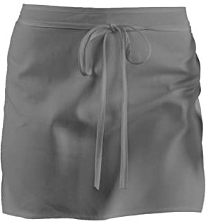 CHEMAGLIETTE! Grembiule Corto Cucina Uomo Donna - Grembiuli Da Lavoro Barbecue Cameriere Sala, Casacca Per Ristorante Bar Pizzaiolo Barman Barista, Senza Tasca Con Cintura Basic Half Apron