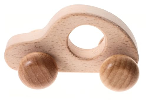BRIGHTFUFU Holzspielzeug Auto Für Sicheres Und Leichtes Greifspielzeug Mit Glatten Kanten Fördert Die Sensorische Entwicklung Fantasie Für Kleinkinder Ab Monaten