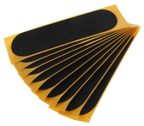 Vaguelly Fingerboard Grip Tape 10Pcs Adhesive Foam Non-Slip Pads 3.94X1.10In for Mini Skateboards Finger Skateboard Accessories for Enhanced Control and Replacement