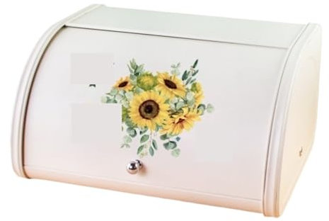 Portapane da Cucina Contenitore per Il Pane in Rotoli, Grande capacità, Contenitore per Il Pane, Fattoria, per Dispensa, Bancone, Biscotti al Forno Contenitore per Pane