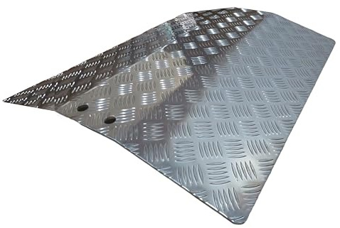 WORHAN Mobil Schwellenrampe Ladeplattform Stufenrampen Rollstuhlrampe Alu Aluminium Rampe Türschwellenrampe TR60