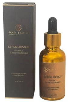 Anti-Aging Hyaluron Serum Bio – Gesichtsserum mit Vitamin C, B3 & B5 – Feuchtigkeitsspendend, Glättend & Vegane Naturkosmetik – 30 ml