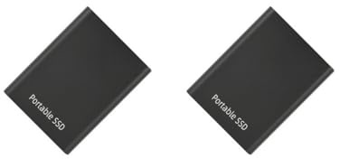Mealoodiousmusea Solid-State-Disc-Festplatte, Datenspeicher, schnelle Übertragung, USB-Discs, Büro-Armaturen, Zuhause, 1 TB, 500 G, Elektronikzubehör, Schwarz/2T, 2 Stück