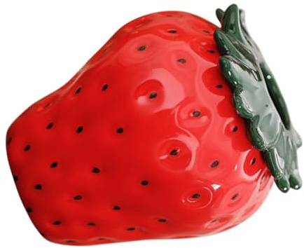 STOBAZA Vase De Ferme Céramique Décoratif Vase à Fraises pour Composition De Fleurs pour Table Basse Ou Étagère