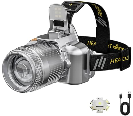 Faro LED impermeable para exteriores, camping, trabajo, para pesca al aire libre