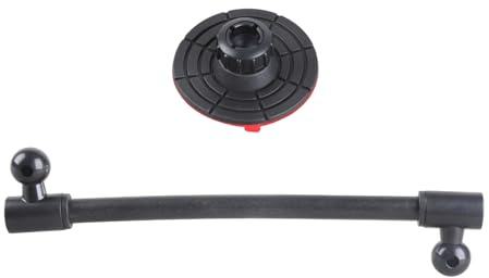 BCIOUS Base de montage adhésive réutilisable pour tableau de bord avec rotule de 17 mm avec forte adhérence adhésive