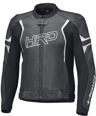 Held Street Rocket 4 Top Motorrad Lederjacke Herren Schwarz-Weiß