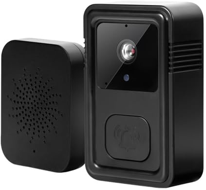 Gettimore Campanello wireless per KEMENT M9 a bassa potenza, display HD, citofono bidirezionale con funzione di cambio vocale, visione notturna, portata 150 m, compatibile con i sistemi di