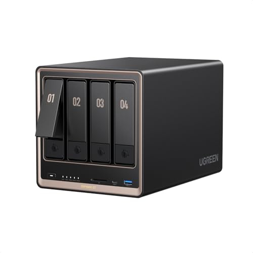 UGREEN NASync DXP4800 GT NAS 4 vani per creator e uffici (senza HDD)