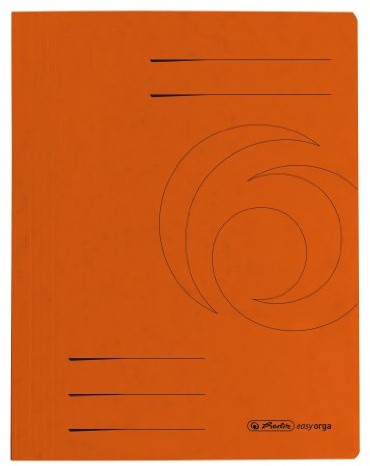 Herlitz Schnellhefter Colorspan (10er Packung, orange)