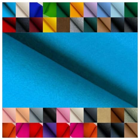 Fabrics-City türkis Filzstoff Bastelfilz 100cm x 4mm, Dekorationsfilz, Bastelarbeit, Kindergarten Filz, Nähen, Bastelstoff, Filzplatten, DIY, Bekleidung & Dekoration Stoff, 4277
