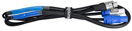 EUROLITE Kombikabel DMX P-Con/3 Pin XLR 1,5m | Power-DMX-Kabel