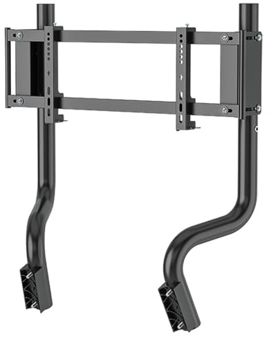 OPLITE Single Monitor Stand GTR Elite - GTR Elite Stahl-Cockpit-Bildschirmhalterung - Kompatibler PC- und TV-Bildschirm bis zu 50'' Universal-VESA-Halterung.