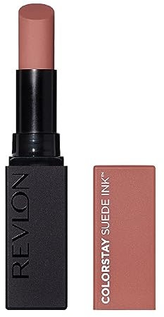 Revlon, ColorStay Suede Ink™, Lipstick, mattes Finish, Lebendige Farbe, Pflegende & Vegane Formel, Mit Vitamin E, N°002 No Rules, 2,55 g