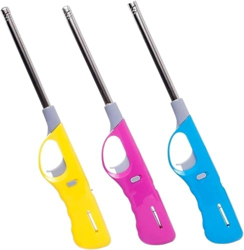 Blissify Fire Starters (Pack Of 3) - BBQ & Outdoor Camping - Refillable Safety Lighter for Home, Kitchen, Outdoors - Fire Lighter Accessories