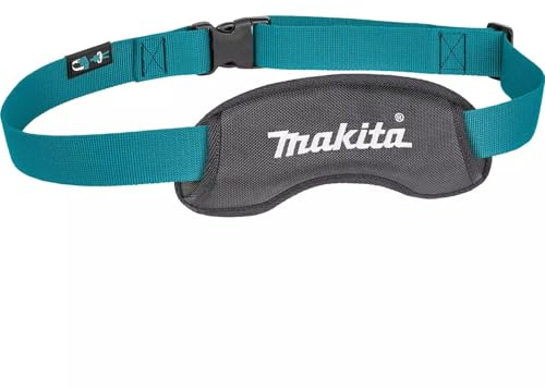 Makita E-15350 Schnellverschluss-Schulter- und Hüftgurt, 130 cm lang, Polypropylengurt mit Schnellverschlussclip, 38 mm breit, mit Schulterpolster, Gurtlänge verstellbar