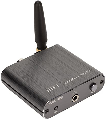 Receptor de Audio APTX HD Bluetooth 5.2, Receptor de Música de Largo Alcance, Adaptador de Audio Inalámbrico de Salida Coaxial óptica AUX de Alta Fidelidad para Televisores,