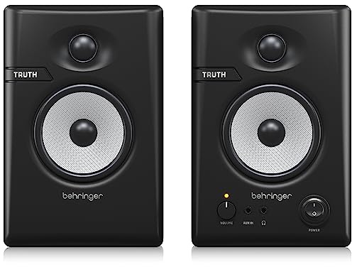 Behringer TRUTH 3.5 BT Audiophile 3.5 Studio Monitors with Bluetooth Connectivity and Advanced Waveguide Technology.