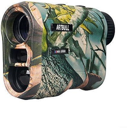 DAZZLEEX Entfernungsmesser für die Jagd, Bogenschießen, Jagd-Entfernungsmesser, 6,5-facher Golf-Entfernungsmesser, Camo-Entfernungsmessgerät (1000 m)