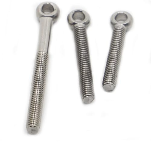 ROEDAX Ringschraube Hebeösenmuttern, 304 Edelstahl-Augenschraube, M5, M6, M8, M10, M12, Ösenmutter, Fisheye-Auge, Schlupfloch, Schraube, Schraubring, Ösenschraube Stabilisieren