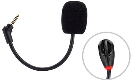 Ersatz-Spielmikrofon für HyperX Cloud Flight & Flight S Gaming Headset auf PS4 PS5 Xbox One PC, abnehmbares 3,5-mm-Boom-Mikrofon