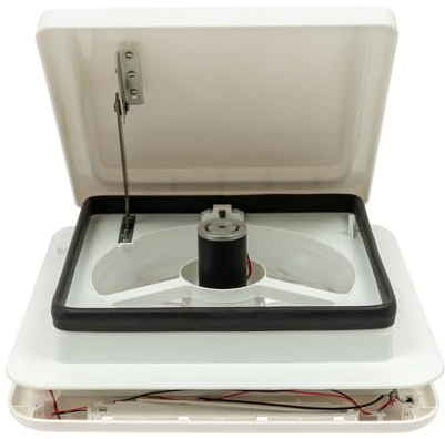 Donened - RV Dachventilator, 12V Dachlüfter Reversibler Abluftventilator, Belüftung für Wohnmobil Dachventilator, Vent Abluftventilator für RV Wohnmobil Wohnwagen