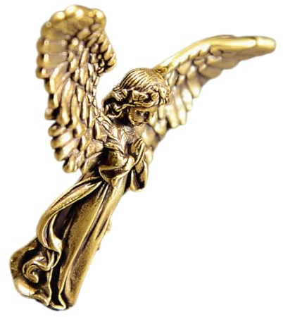Warmhm Engel Ornamente Amorfiguren Mini-Feenfiguren Amor-Engelfiguren -Denkmal Erz-Statue Schutz Weihnachts feenhafte sstatue kleine skulptur Messing Golden