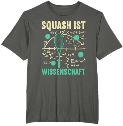 Squash Ist Wissenschaft Lustiges Squash T-Shirt