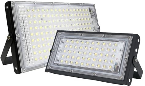 Réflecteur Led projecteur 110V 220V 50W 100W 150W 200W projecteur extérieur IP65 étanche applique réflecteur Led lumières de jardin(100W_220V)