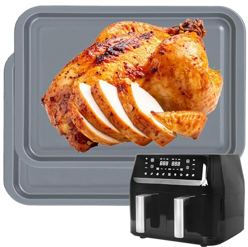 Mini Air Fryer Oven Baking Tray Non Stick | Ideal for Cooking, Baking & Roasting