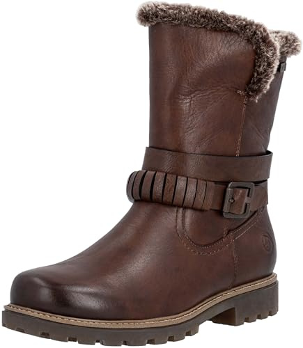 Remonte slip-/dragkedja stövletter varmt foder upp till 35 mm klack (casual) D3C72-22, BRUN, 40 EU