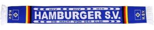 HSV Hamburger SV Fan Schal - Fußball Jaquard Schal Die Macht von der Elbe