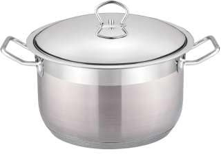 XXL Kochtopf Topf Ø 36 cm Edelstahl mit Deckel 19L Induktion SS36-SH