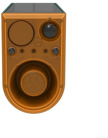 Allarme con sensore di movimento solare, impermeabile, per cortile, fattoria, giardino, sistema di sicurezza con luce, protezione perimetrale domestica esterna wireless per proprietà