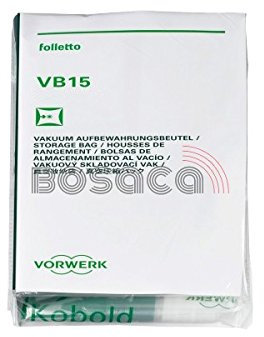 Confezione da Tre Sacchi Sottovuoto Misti Salvaspazio Folletto Vorwerk