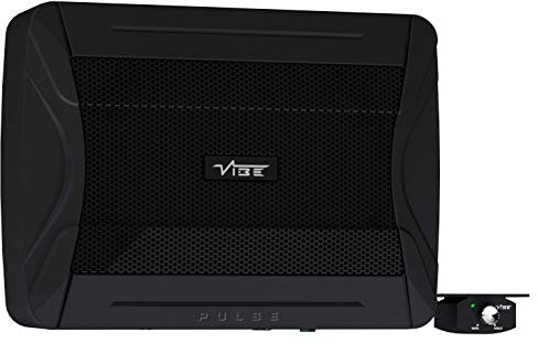 VIBE PULSE C8 Car Underseat Compact Slim Active Amplified Subwoofer Sub Bass Box Enclosure