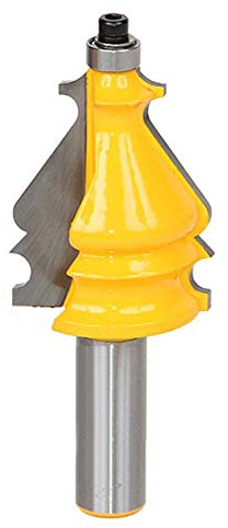 Gasea 1/2 Shank 1-3/4-Inch Architectural Face Base Molding Router Bit Milling Cutter Woodworking Tenon Cutter Tool