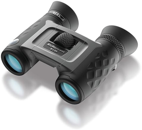 STEINER Fernglas BluHorizons 8x22 - Deutsche Marken-Qualität, 10 Jahre Garantie, Anpassung an Helligkeit, Schutz der Augen, kompakt & leicht, hochwertiges Urlaubs- und Reisefernglas