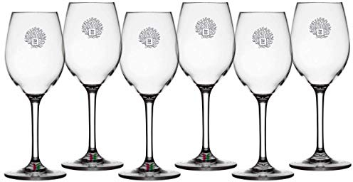 Marine Business Set di 6 bicchieri da vino infrangibili – Living