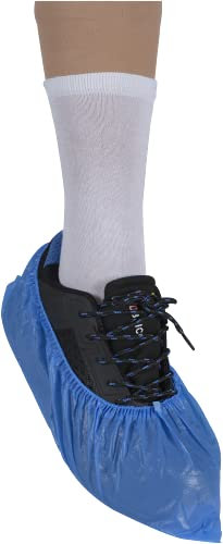 ABENA Shoe Cover |100Pcs/50 Pairs| Extra Large Measuring 41x15cm | Blue Single Use Shoe Covers Disposable | Durable Disposable Shoe Covers | Boot Cover, Shoe Protector and Over Shoes Protectors.