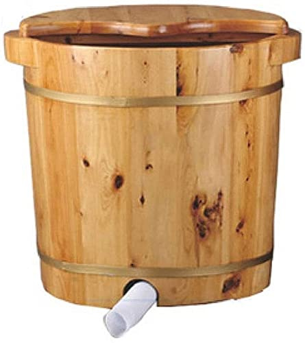 Foot Tub Wooden Foot Basin Foot Tub- Cypress Wood Foot Basin Tub Bucket For Foot Bath, Massage, Spa, Sauna, Soak,foot Bath Wooden Bucket Foot Spa Household Wash Basin foot Bath Wooden Bucket Foot Spa