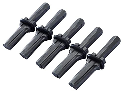 Spina cunei per piuma Spessori Pietra Roccia Splitter Cunei Sponsorizzati 5 Set 9/16 Pietra di Calcestruzzo Pietra Splitter Utensili a mano 14mm Scalpelli Muratura