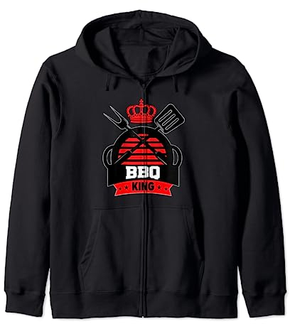 BBQ King Spatule Fourchette à découper Barbecue Griller Griller Sweat à Capuche