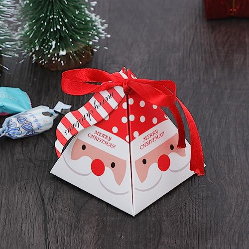 TITA-DONG Boîte de 30 Pièces, Boîtes de Faveurs de Noël, Sac de Bonbons en Papier, Boîtes de Friandises Décoratives, Gâteau, Biscuits, Goodies, Boîtes d'emballage de Cadeaux de Bonbons,(#1)