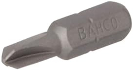 Punta estándar 1/4 y 25 mm para tornillos de seguridad TORQ-SET de 8 mm (5 piezas/caja de plástico)