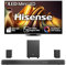 Hisense TV & Soundbar Bundle: 65U8NQTUK Mini-LED PRO TV Plus the AX5125H 5.1.2 Channel Soundbar with 500W Power with wireless rear speakers, The Perfect Match for the ultimate Audio-Visual Experience