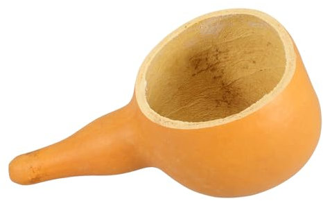 COLLBATH Mestolo Per Acqua Cinese Robusto Con Design A Zucca Facile Da Impugnare 19-28 Cm Per Uno Stile Casuale