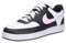 NIKE Court Vision Low Next Nature, Sneaker Donna, Black Pink Foam White, 38 EU